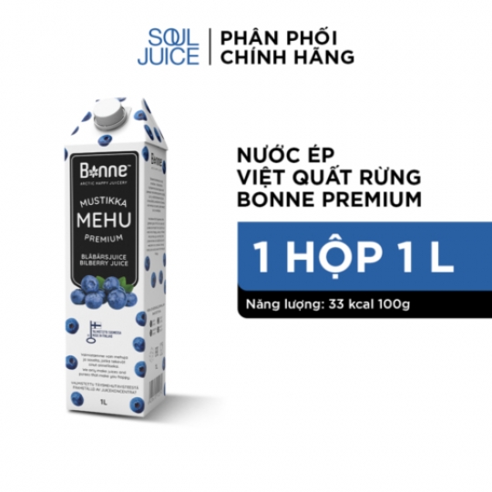 ✅ 30.02.01 Nước ép Việt Quất (Hộp 1 lít)