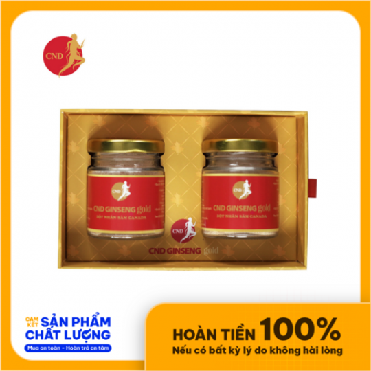 ✅ 40.06.06 Set 2 bột nhân sâm CANADA CND GINSENG Gold